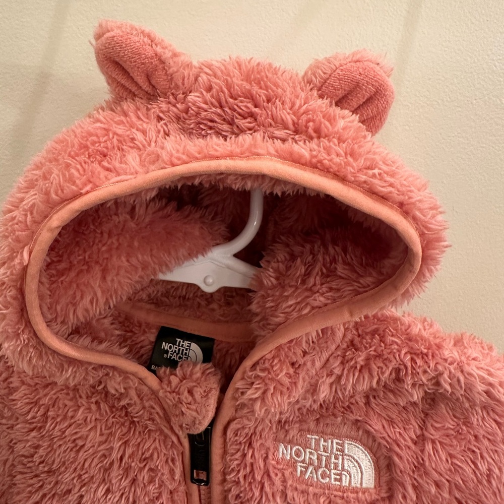 The North Face Baby Bear Full Zip Hooded Coat 0-3M - Picture 11 of 14